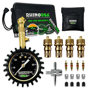 Rhino USA PRO Tire Deflator Kit (4 Pack) | DEFLATORS-4PK