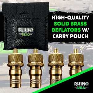 Rhino USA PRO Tire Deflator Kit (4 Pack) | DEFLATORS-4PK
