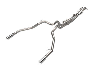 AFE Vulcan Series 3 IN 304 Stainless Steel Cat-Back Exhaust System w/ Polished Tip for 24+ Ford Ranger Raptor