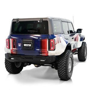 Westin Spare Tire Delete Plate Black 22-25 Ford Bronco | 59-89055