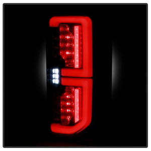 Spyder LED Tail Lights Black Base Clear Lens 21-23 Ford Bronco Factory Incandescent Model | 5088758