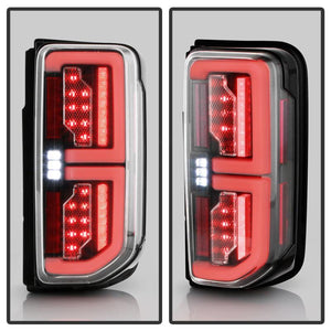 Spyder LED Tail Lights Black Base Clear Lens 21-23 Ford Bronco Halogen Bulb Model | 5088857