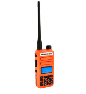 Rugged Radios Rugged GMR2 PLUS - GMRS / FRS Two Way Handheld Radio Safety Orange | GMR2-PLUS-ORN