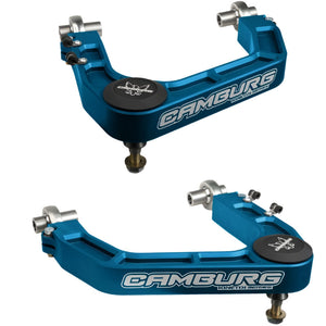 Camburg KINETIK V2 Performance Billet Uniball Upper Arms Blue 21-25 Ford Bronco | CAM-110214-BLU