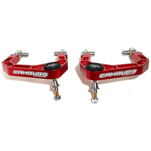 Camburg KINETIK V2 Performance Billet Uniball Upper Arms Red 21-25 Ford Bronco | CAM-110214-RED