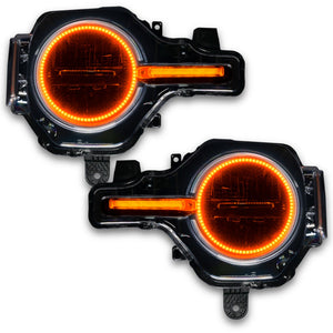 Oracle Headlight Halo Kit w/DRL Bar - Base Headlights ColorSHIFT w/Simple Control for 2021+ Ford Bronco