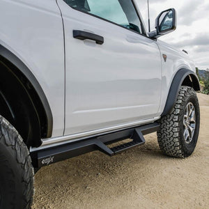 Westin HDX Drop Nerf Step Bars for 2021+ Ford Bronco (2-Door) - Textured Black | 56-14185