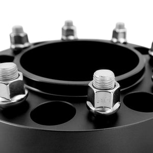Borne Off-Road 6x135 1.5 inch Black Wheel Spacers for 22+ Ford Bronco Raptor & 2015+ Ford F150 (Pair) | BNWS-007-380BK