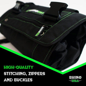 Rhino USA Heavy Duty Off-Road Tool Bag/Roll Black | RNO-TOOL-ROLL