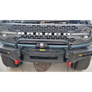 Ford Bronco Winch Mount with Bull Bar | 2021+ Modular Bumper – Buckle Up Off Road