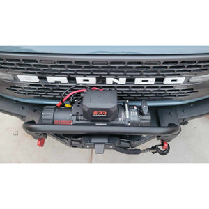 Ford Bronco Winch Mount with Bull Bar | 2021+ Modular Bumper – Buckle Up Off Road