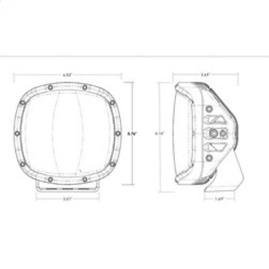 Rigid Industries Adapt XP with Amber PRO Lens (Pair) | 300515