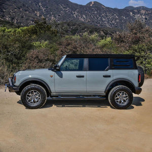 Westin PRO TRAXX 5 Oval Nerf Step Bars - Textured Black for 2021+ Ford Bronco 4-Door | 21-54195