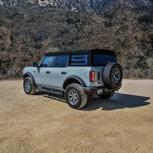 Westin PRO TRAXX 5 Oval Nerf Step Bars - Textured Black for 2021+ Ford Bronco 4-Door | 21-54195