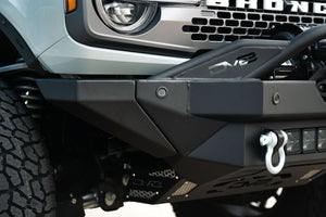 DV8 Offroad FS-15 Series Modular Front Bumper Winch Ready w/ Auxiliary Light Mounts for 2021+ Ford Bronco | FBBR-02