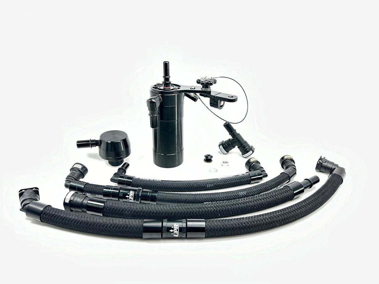 UPR Dual Valve Oil Catch Can w/CSS Plug N Play for 23-24 Ford Ranger 2.3L
