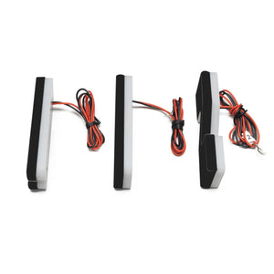 Oracle Lighting Universal Illuminated LED Letter Badges - Matte Black Letters w/ White LED for 2021+ Ford Bronco