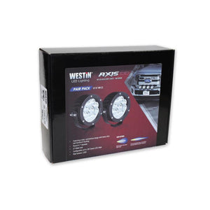 Westin Axis LED Auxiliary Light 4.75 inch Round (Set of 2) | 09-12007B-PR