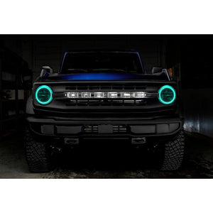 Oracle Base Headlight LED Halo Kit - ColorSHIFT - w/o Controller for 2021+ Ford Bronco