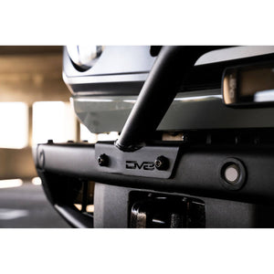 DV8 Offroad Factory Bumper Bull Bar - Black for 2021+ Ford Bronco w/ Modular Bumper | LBBR-06