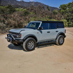 Westin PRO TRAXX 5 Oval Nerf Step Bars - Textured Black for 2021+ Ford Bronco 4-Door | 21-54195
