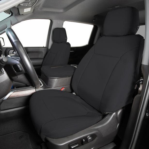 Endura PrecisionFit Custom Front Row Seat Covers Black/Black 2021-2025 Ford Bronco | GTF4318ABENBK