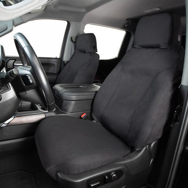 Covercraft Polycotton SeatSaver Custom Front Row Seat Covers Charcoal 21-25 Ford Bronco | SS2591PCCH