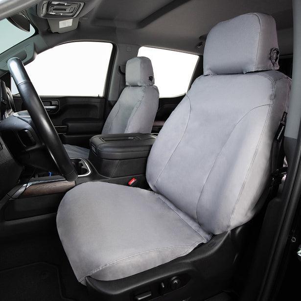 Covercraft Polycotton SeatSaver Custom Front Row Seat Covers Grey 22-25 Ford Bronco Raptor | SS2603PCGY