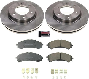 Power Stop OE Stock Replacement Brake Pad and Rotor Kit 21-24 Ford Bronco | KOE8413