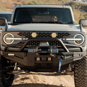 Westin XTS Round Bull Bar for 2021+ Ford Bronco w/ Westin Bumper - Tex. Blk | 59-731255