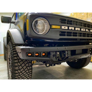 Oracle Triple LED Fog Light Kit for 2021+ Ford Bronco w/ Modular Bumper - AMBER