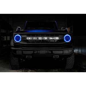 Oracle Base Headlight LED Halo Kit - ColorSHIFT - w/o Controller for 2021+ Ford Bronco