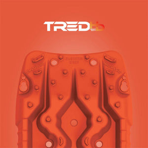 ARB TRED HD Recover Track Boards Pair - Fiery Red | TREDHDFR