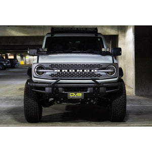 DV8 Offroad Factory Front Bumper Licence Relocation Bracket - Front for 2021+ Ford Bronco | LPBR-01