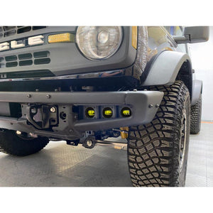 Oracle Triple LED Fog Light Kit for 2021+ Ford Bronco w/ Modular Bumper - AMBER
