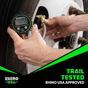 Rhino USA 250 Psi Digital Heavy Duty Tire Pressure Gauge | AC-TG250-DIGI