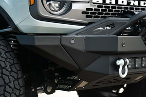 DV8 Offroad FS-15 Series Modular Front Bumper Winch Ready w/ Auxiliary Light Mounts for 2021+ Ford Bronco | FBBR-02