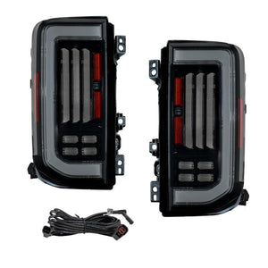 FORM Lighting LED Tail Lights Smoked Pair FL0086 - 2021+ Ford Bronco