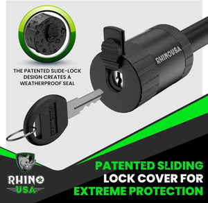 Rhino USA Locking Hitch Pin For 3In Class V Hitch | HITCH-PIN-3