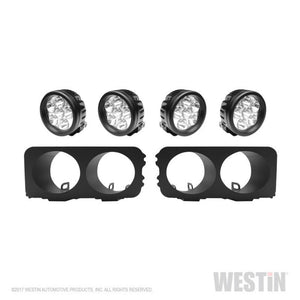 Westin Universal Light Kit for Outlaw/ProMod Front Bumper - Textured Black | 58-9905