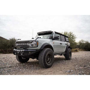 DV8 Offroad 40" Curved Light Bar Mount for 12 3in. Pod Lights for 2021+ Ford Bronco | LBBR-03