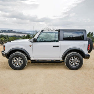 Westin PRO TRAXX 4 Oval Nerf Step Bars - Textured Black for 2021+ Ford Bronco 2 Door | 21-24185