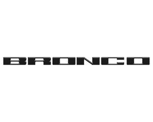 Tufskinz Front Grille Letter Overlays Fits 21+ Bronco