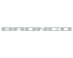 Tufskinz Front Grille Letter Overlays Fits 21+ Bronco