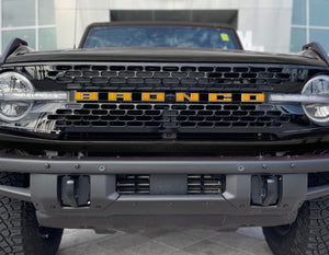 Tufskinz Front Grille Letter Overlays Fits 21+ Bronco