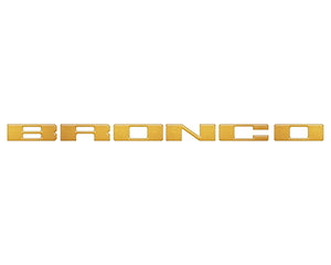 Tufskinz Front Grille Letter Overlays Fits 21+ Bronco