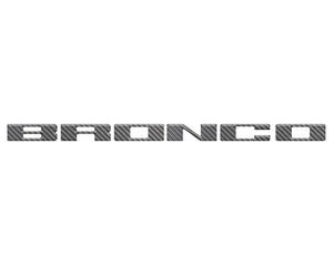 Tufskinz Front Grille Letter Overlays Fits 21+ Bronco