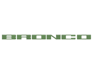 Tufskinz Front Grille Letter Overlays Fits 21+ Bronco