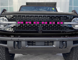 Tufskinz Front Grille Letter Overlays Fits 21+ Bronco