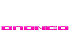 Tufskinz Front Grille Letter Overlays Fits 21+ Bronco